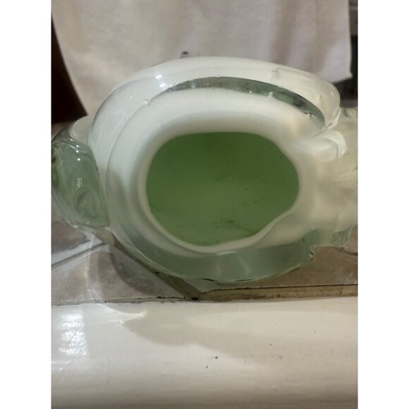 Handcrafted Glass Dalmatian Figurine With Red Bow Collar - Picture 9 of 10